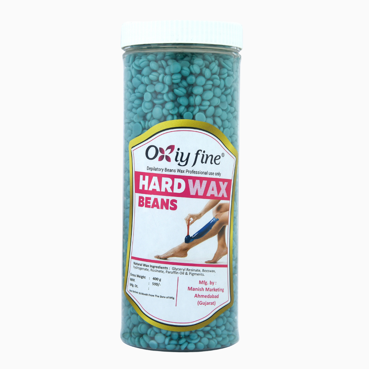 Cyan Hard Wax Beans